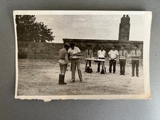1970s Man Millitary Soviet Army Shooting range Vintage photo