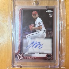 2025 Topps Chrome Update Series - Autographs Cole Henry #AC-CH (AU, RC)
