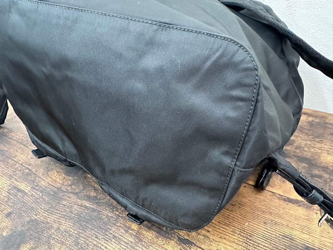 Prada Nylon Backpack Black Lightweight School Wor… - image 5