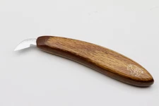 David J Notto 4 1/2" medium curved chip carving knife wood carving knife 5/8"