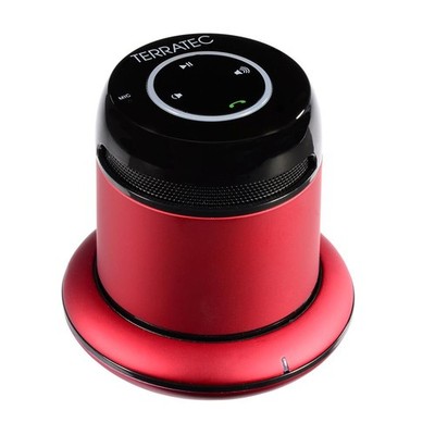 TERRATEC CONCERT BT mobile rot metallic Aluminium Bluetooth USB Lautsprecherbox