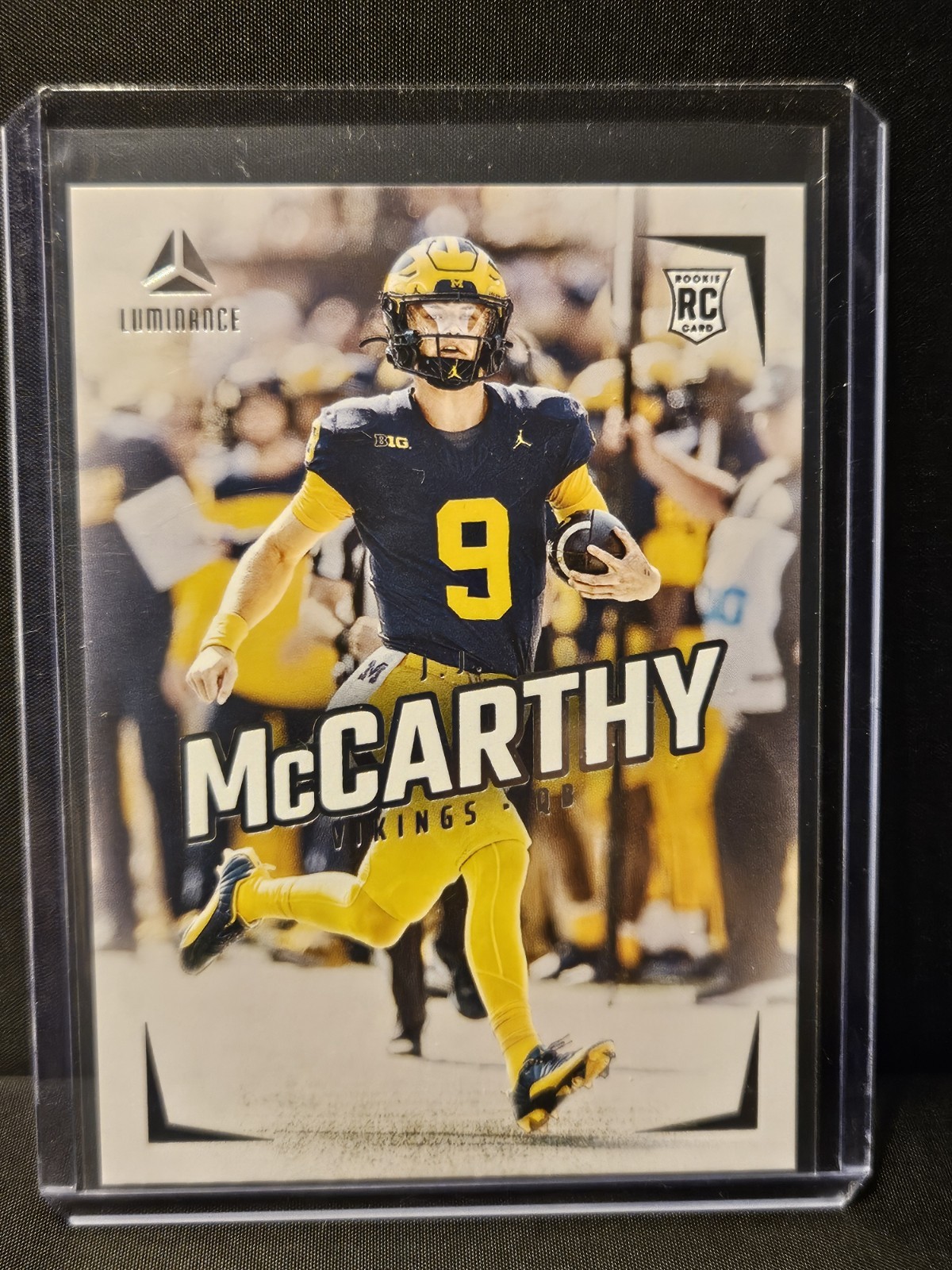 2024 Panini Luminance - Rookies J.J. McCarthy #112 (RC)