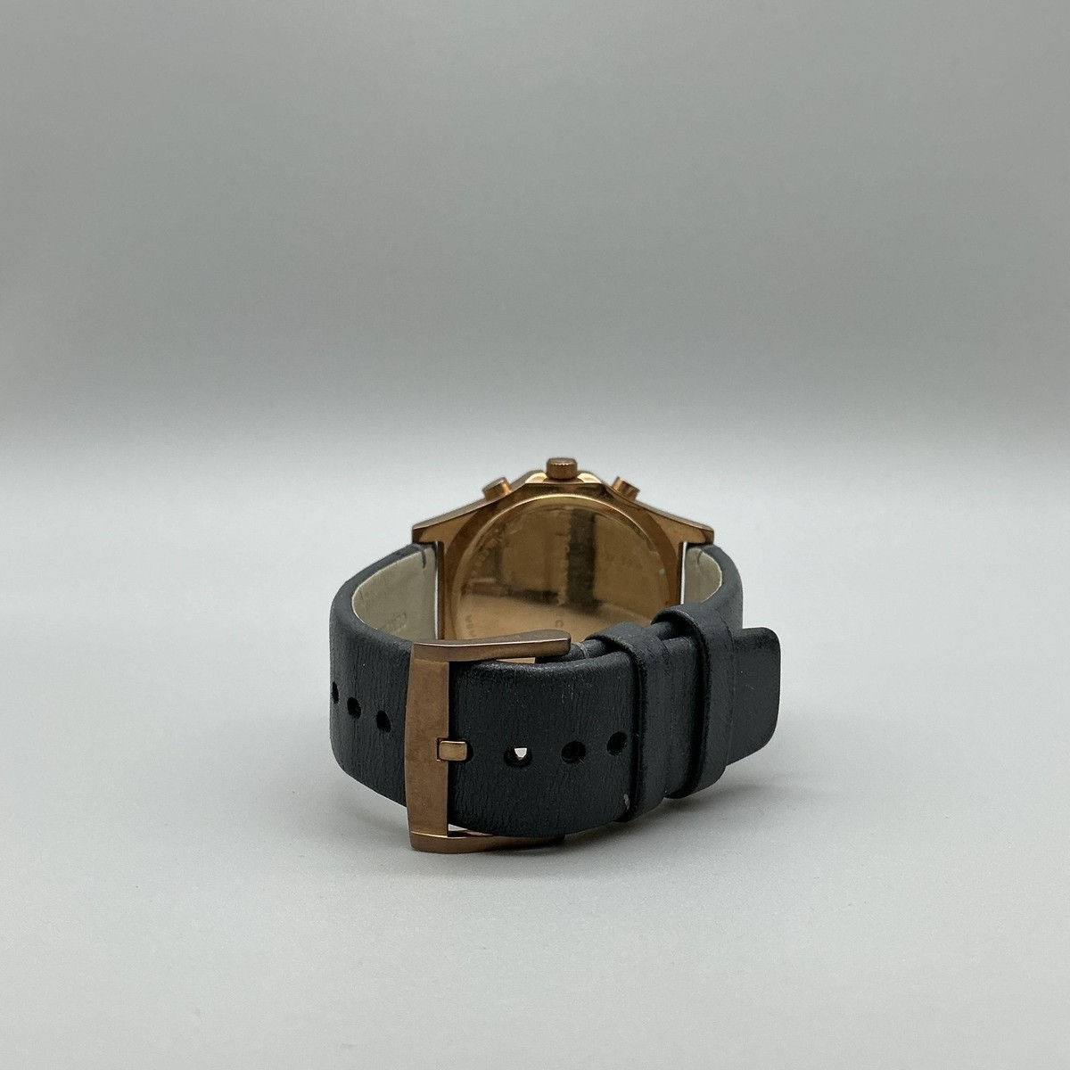 Marc by Marc Jacobs Floral Rose Gold Watch Beige Leather Band New Battery Vintage Marc Jacobs Rose Gold Watch, Beige Leather Band  main image 2