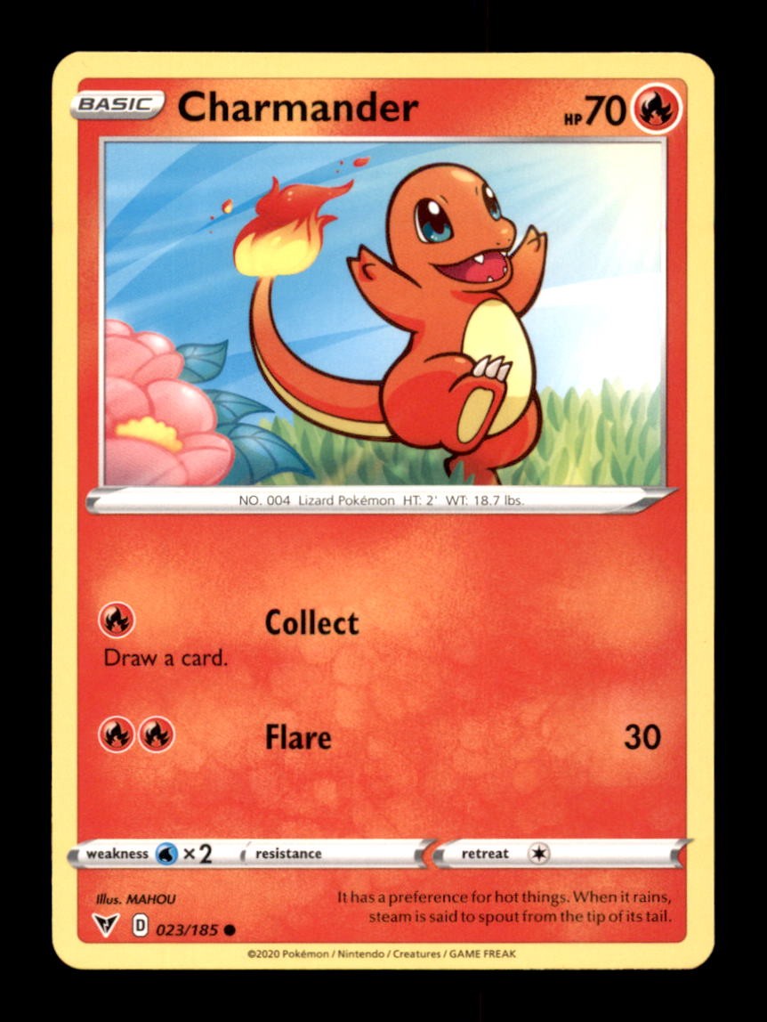 CHARMANDER 023/185 C VIVID VOLTAGE POKEMON NM/M