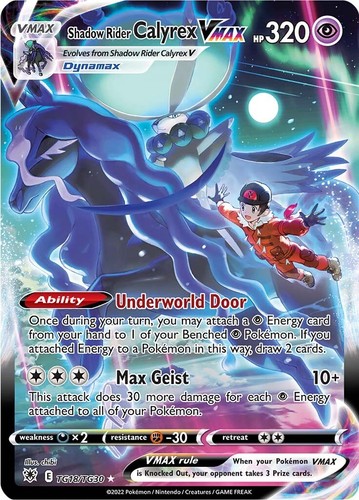 Shadow Rider Calyrex VMAX Holofoil [SWSH10:TG - TG18/TG30] NM
