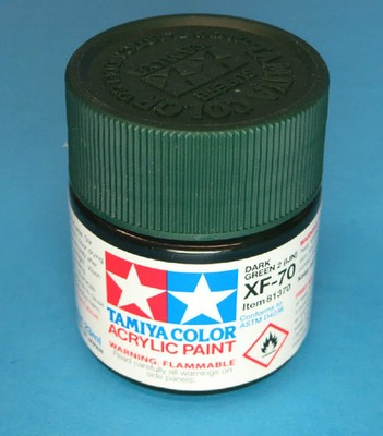 Tamiya Acrylic 23ml 81370 XF-70 Dark Green