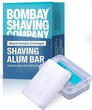 100% natural Bombay Shaving Company Shaving Alum Bar good for all skin 100g Men