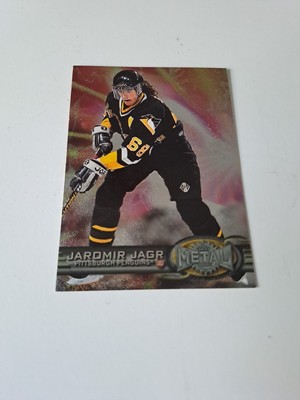 Jaromir Jagr 1997 Fleer Metal Trading Card. NHL Pittsburgh Penguins