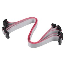 5 x IDC 16Pins Connector Flat Ribbon Cable Female Connector L 30cm 2.54mm Pitch