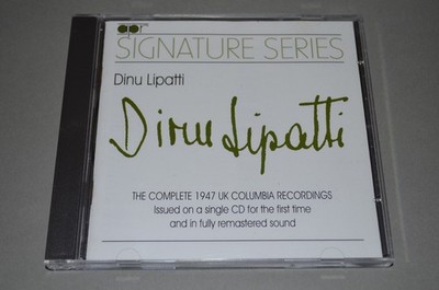 Dinu Lipatti    The Complete 1947 UK Columbia Recordings / apr 1999 / UK / Rar