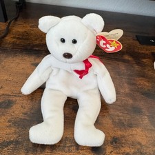 TY Valentino Valentines Day Bear Beanie Babies 1993 Heart Retired with Tag