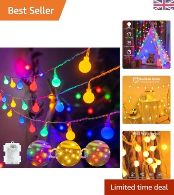 3M Farbwechsel Kugel Lichterkette - 20 LED batteriebetrieben Ambiente