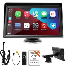 7” Portable Car Player Radio Stereo Apple CarPlay Android MirrorLink MP5 NEW
