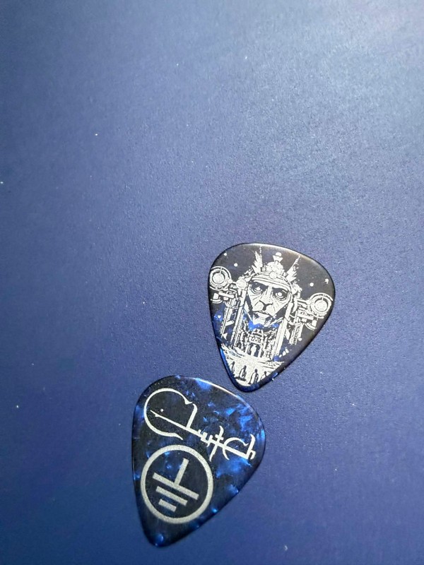 ((( CLUTCH ))) guitar pick ((( VERY RARE ))) #1