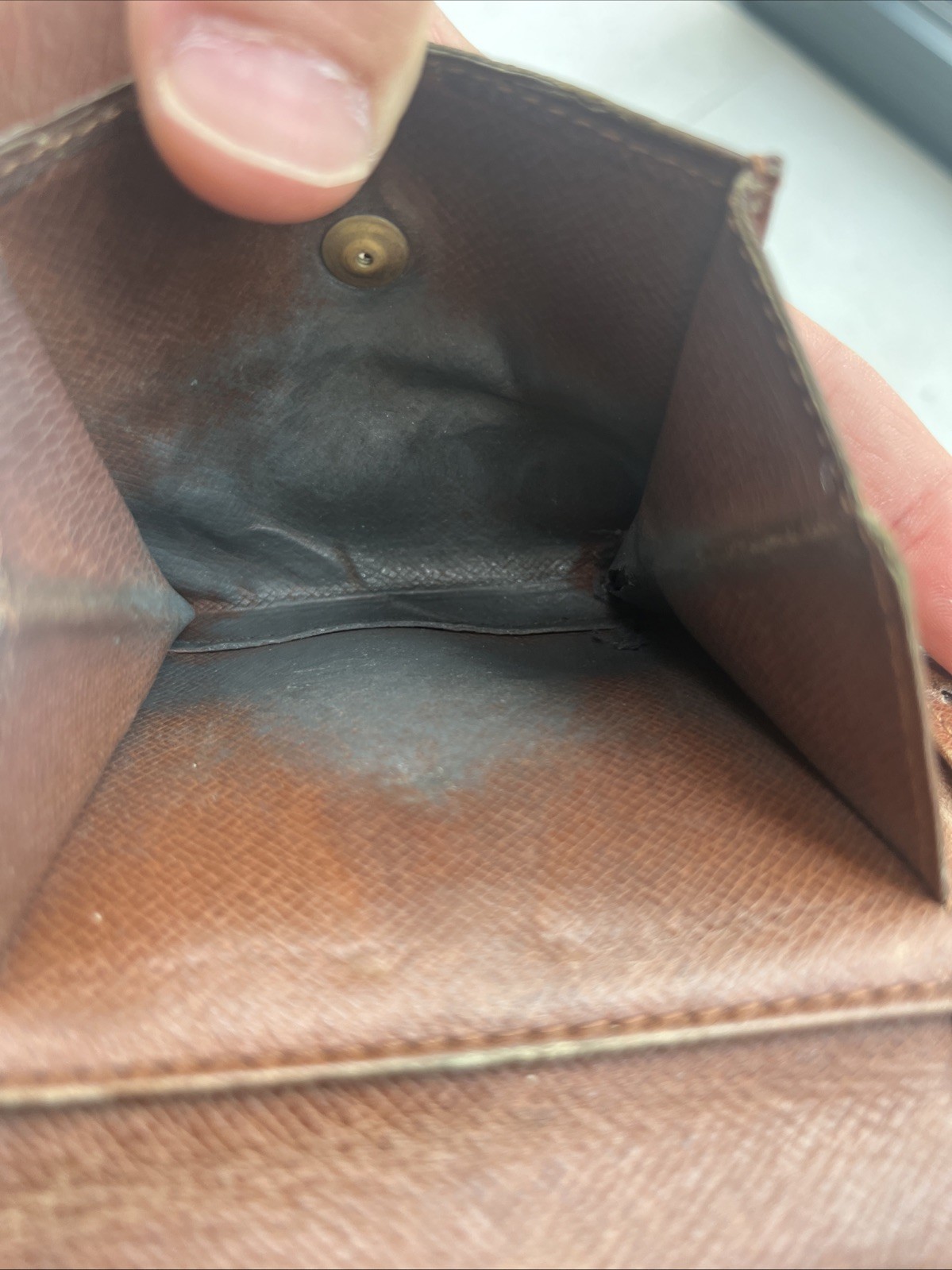 Louis Vuitton Brown Monogram Bi-Fold Wallet £400RRP Authentic image 9