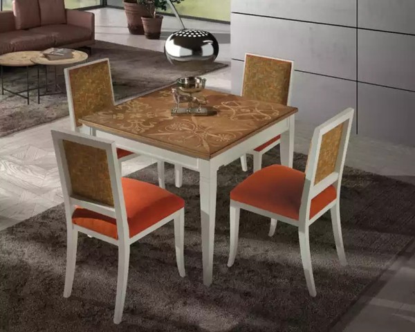Esstisch Garnitur Esszimmer MöBel Einrichtung 4 StüHle Set 5Tlg. Neu-image