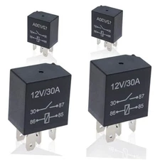 4 Pcs Car Waterproof Stable Relay,Relay,12v 30a Relay, Auto Relay Switch, 4-Pin
