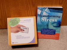 HeartMath emWave Portable Personal Stress Anxiety Relaxation Trainer w/ Book