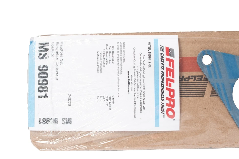 Fel-Pro Lower Intake Manifold Gasket Fits Select 1981-89 Chrysler Dodge MS 90981 Foto 2 de 4