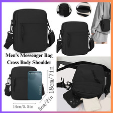 Men's Messenger Bag Cross Body Shoulder Handbag Fashionable Utility Travel UK