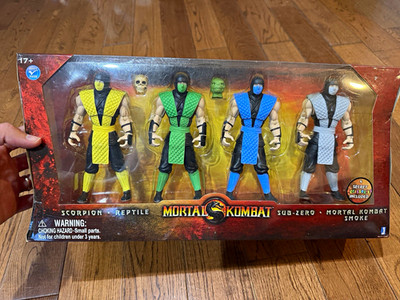 Jazwares Mortal Kombat 4-Pack Action Figures w/ Secret Accessories NIB