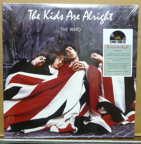 THE WHO The Kids Are Alright 2-LP 2018 RSD Soundtrack 180g Red & Blue Vinyl NEW