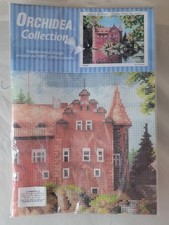 Orchidea Needlepoint Canvas Castle on the Water Czech 40x50cm Zweigart NEW
