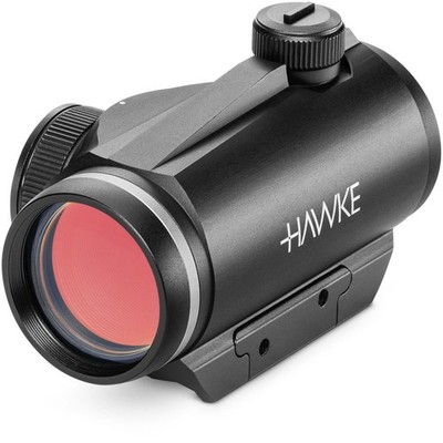 Hawke 12104 Rotpunktvisier Vantage 1x30 für Weaver Rail RedDot Leuchtpunkt 3 MOA