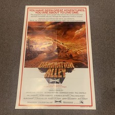  Damnation Alley original movie poster 1977 27 x 41 1 sheet folded