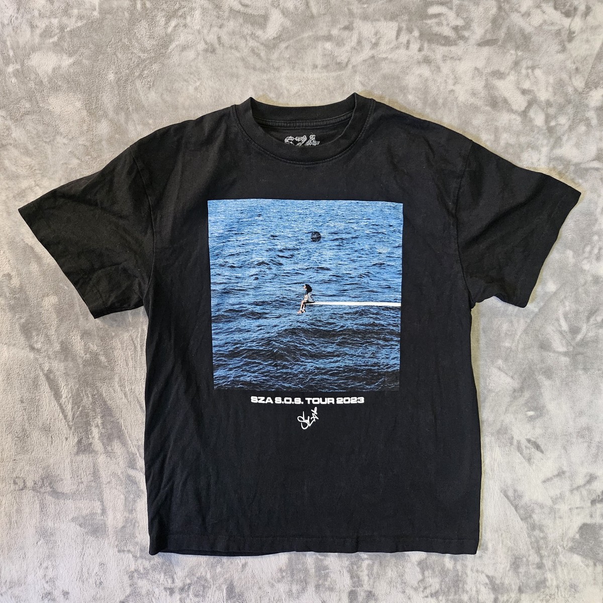 SZA SOS Concert 2023 Tour Black Shirt Size M Read Description | eBay