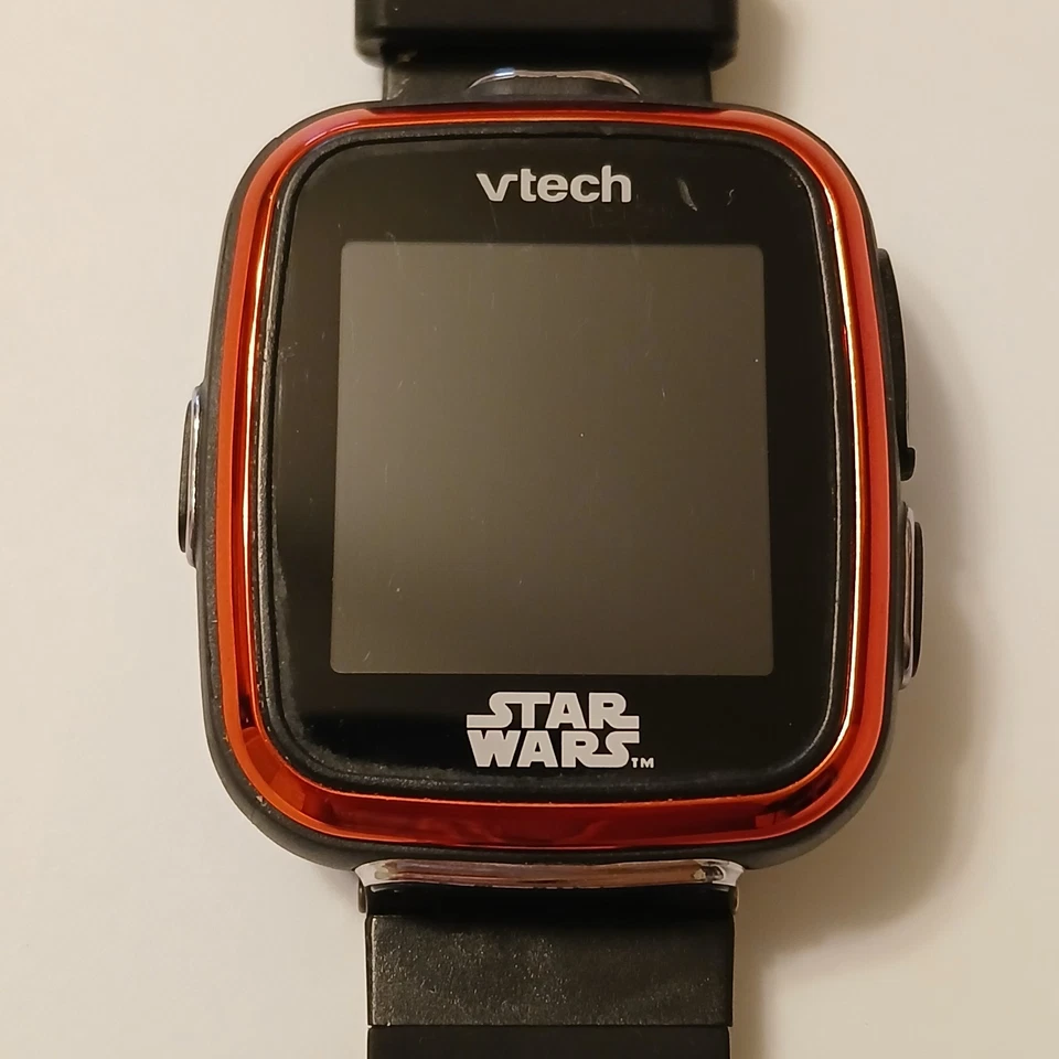 Not Tested Vtech Star Wars Power First Order Black Red Digital Watch - Image 2 of 4