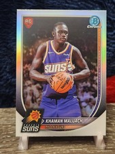 Khaman Maluach 2025-26 Bowman Basketball Chrome Red Rookie Suns #BRR-10