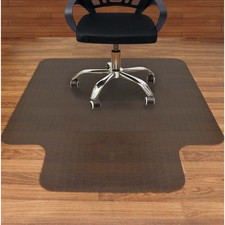 AiBOB Office Chair Mat for Hardwood Floor 45x53" - Protects, Smooth Glide
