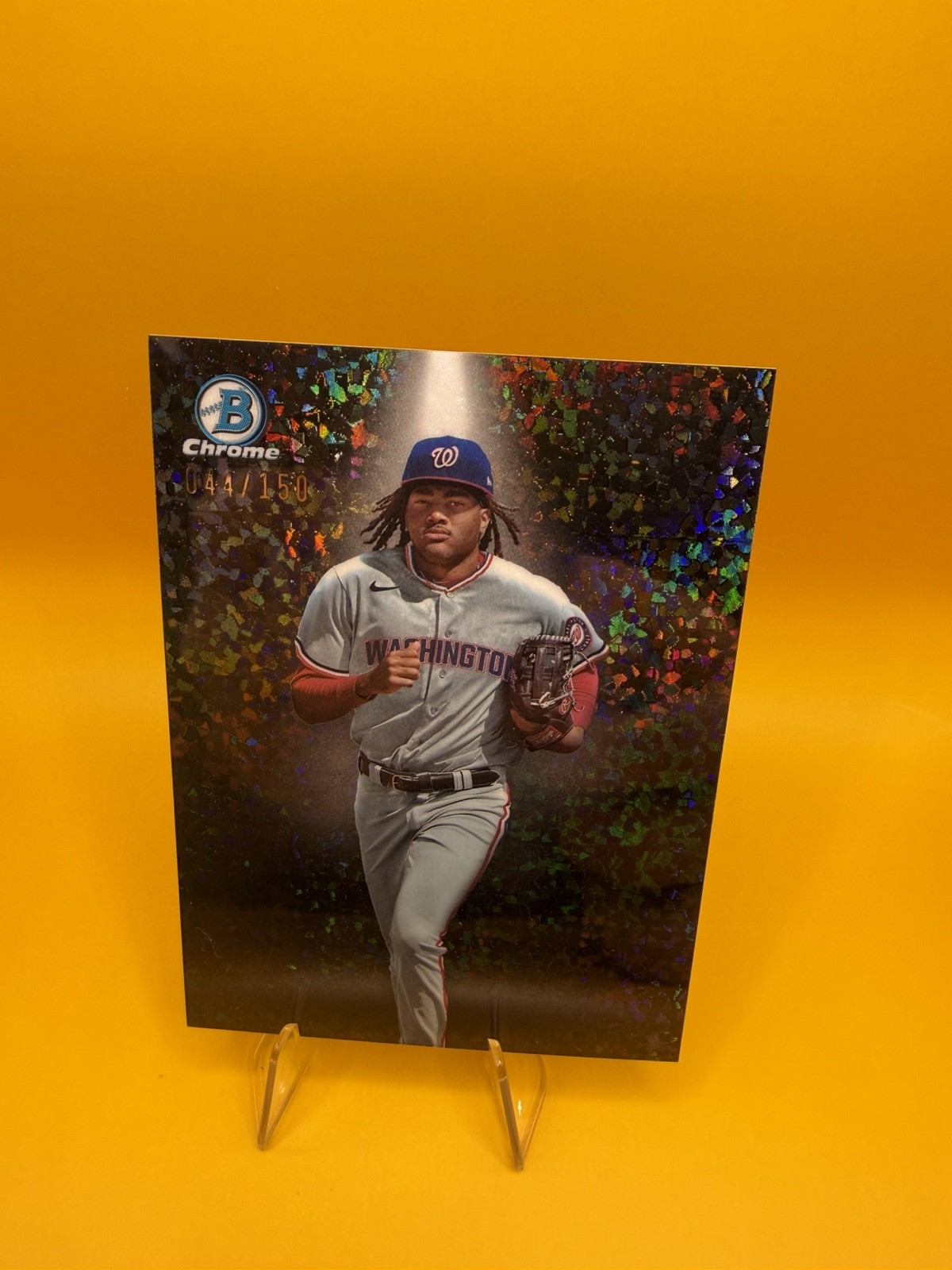 James Wood -2024 Bowman Chrome Spotlights Mini-Diamond #/150 BS-4 -Nationals