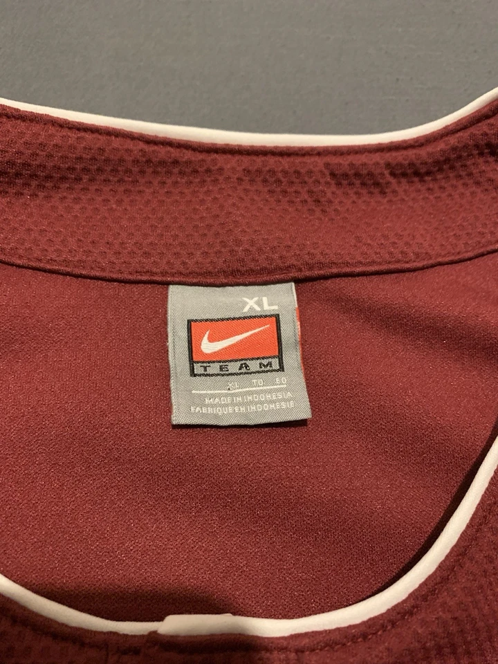 Camiseta deportiva de softbol vintage Nike Florida Seminoles XL granate réplica NCAA FSU Foto 3 de 4