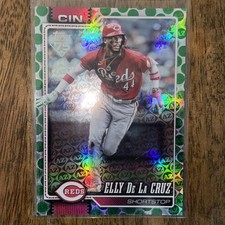 Elly De La Cruz 2026 Topps Series 82/99 GREEN AZ Spring Training SSP Rare #150