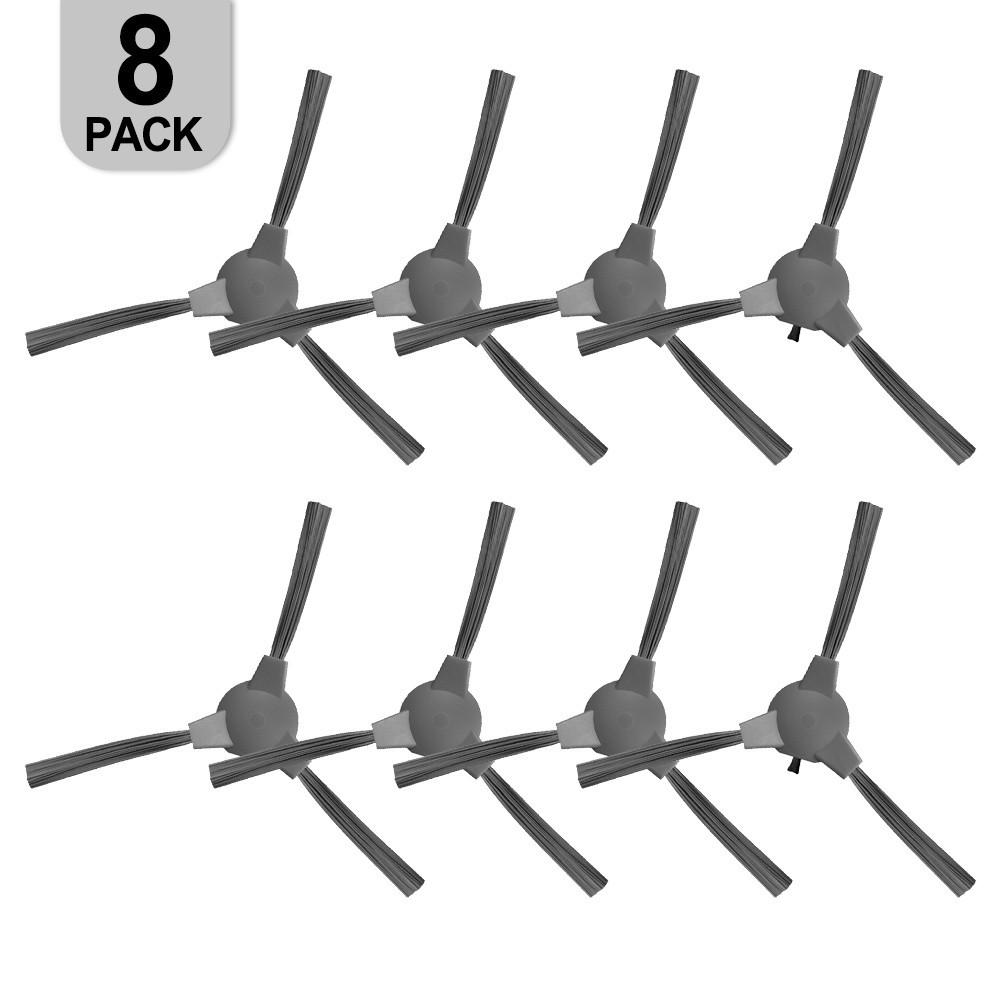 For Loorow AT800 Robot Vacuum Accessory 8 Pack of Quality Side Brushes