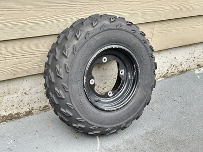 Yamaha Raptor 700R Factory Front Tire Wheel Rim Dunlop 21x7-10 | eBay