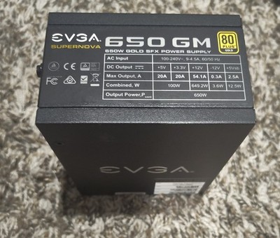 EVGA SuperNOVA 650 GM SFX 650W 80 Plus Gold Modular Power Supply
