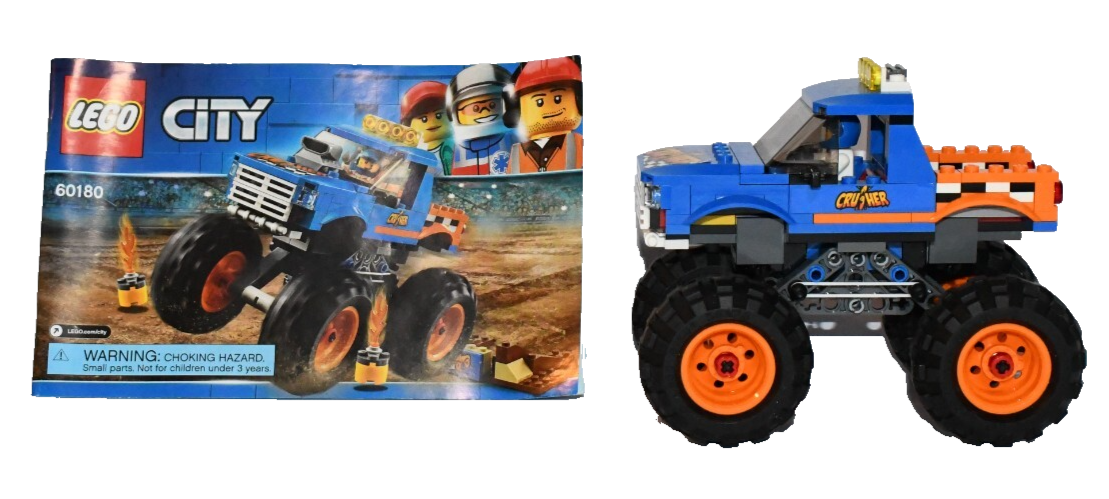 LEGO City 60180 Monster Truck w/ Manual Minifigure Retired