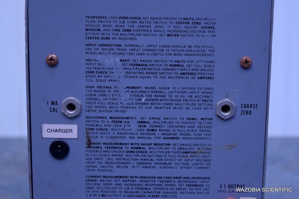 CNMC K602 PRECISION DOSIMETER WITH KEITHLEY INSTRUMENTS 602 ELECTROMETER 31919 A