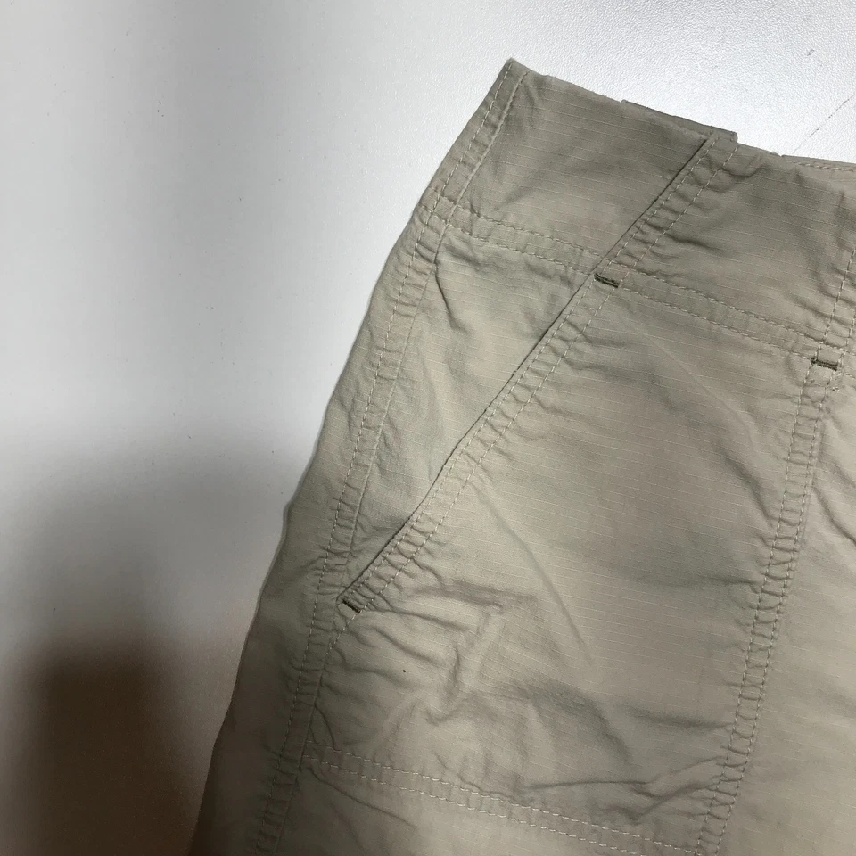 Pantalones Cortos Eddie Bauer Talla 6 Mercer Fit Caqui Ripstop Elastizados Senderismo Informal Safari Foto 4 de 4