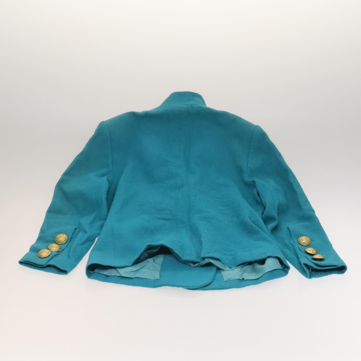 SAINT LAURENT Giacca Gonna Set Cotone Blu Autore kk477