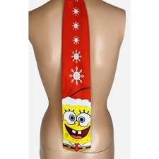 NICKELODEON SPONGEBOB SQUAREPANTS CHRISTMAS Square Tie Necktie 2003 Viacom
