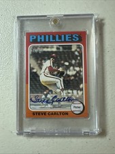 2024 Topps Heritage Mini Steve Carlton Real One Auto