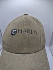 Fly Fishing Cap with Hardy Printed On Front In Kharki Brand New