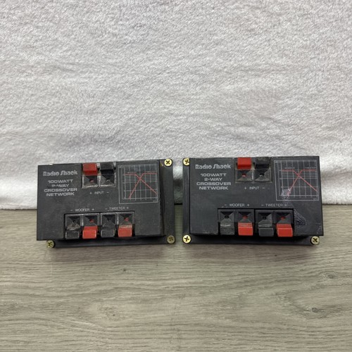 RADIO SHACK 100 Watt 2-Way Crossover Networks No. 40-1305 Lot Of 2 Tested