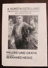 Bernhard Heisig Kunstausstellung Heft von 1976 Annaberg - Buchholz