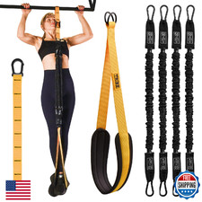 Pull Up Assistance Bands Set - 4 Heavy-Duty Pull Up Bands, Height Adjustable Str