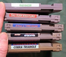 Cobra Triangle - Base Wars - Turbo Racing - Tag Team - Rad Racer - NES - Tested